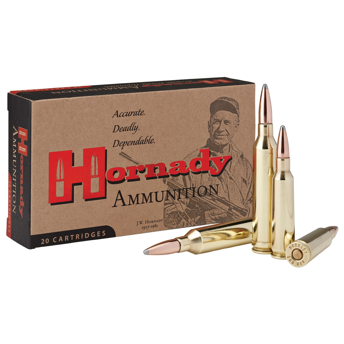Hornady Custom .338 Lapua Magnum 240 gr CX 20rds Rifle Ammo for Long-Range Accuracy - 82318