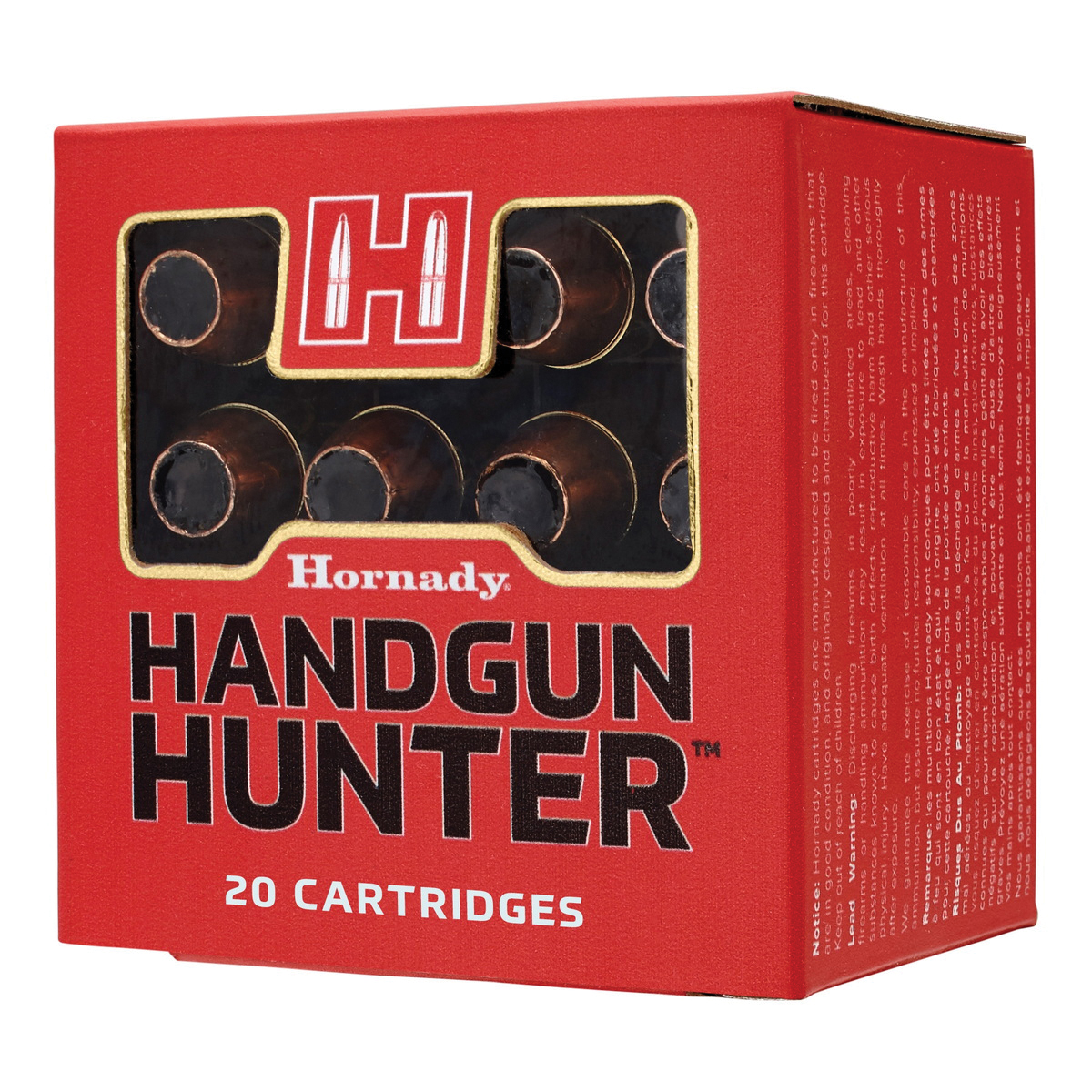 Hornady Handgun Hunter .45 ACP +P 160 gr 20rds Handgun Ammo for High-Impact Hunting - 90933 - Hornady