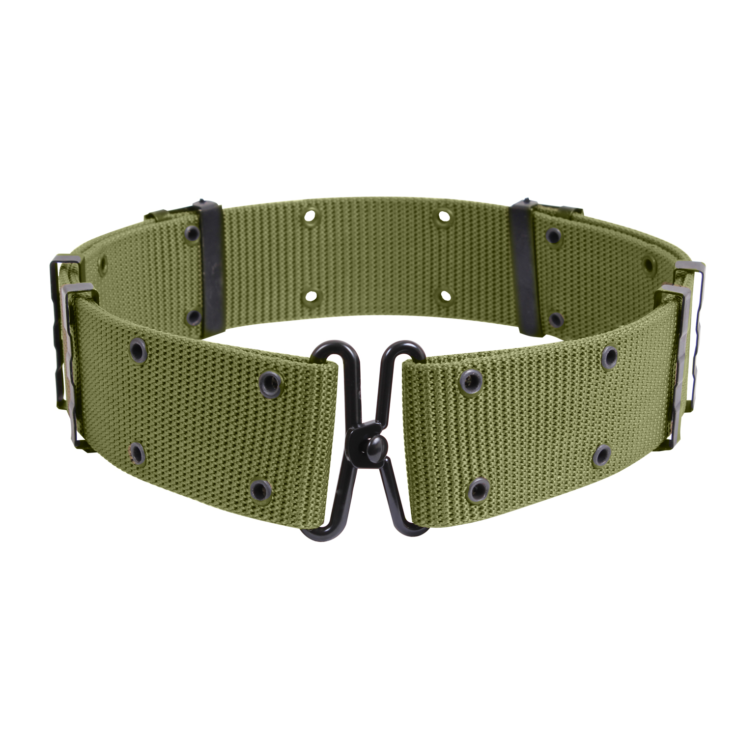 Rothco Gi Style Pistol Belt With Metal Buckles - Olive Drab - Rothco