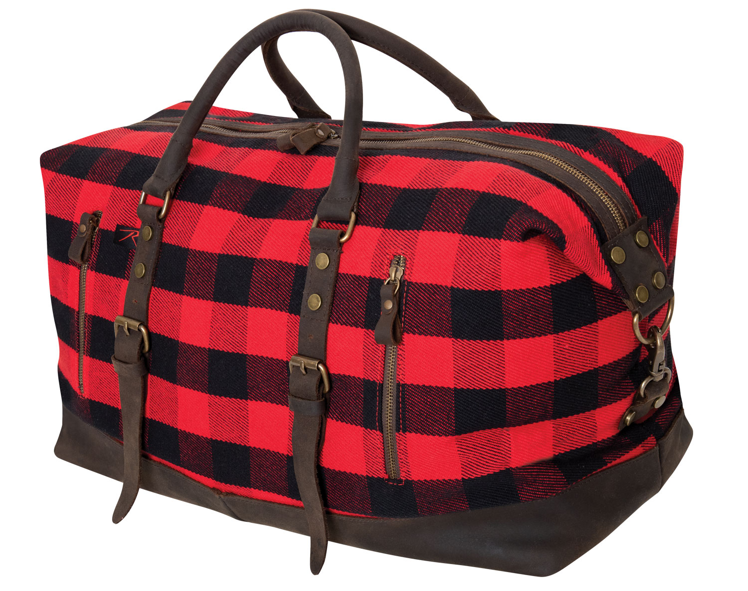 Rothco Extended Weekender Bag - Red Plaid - Rothco