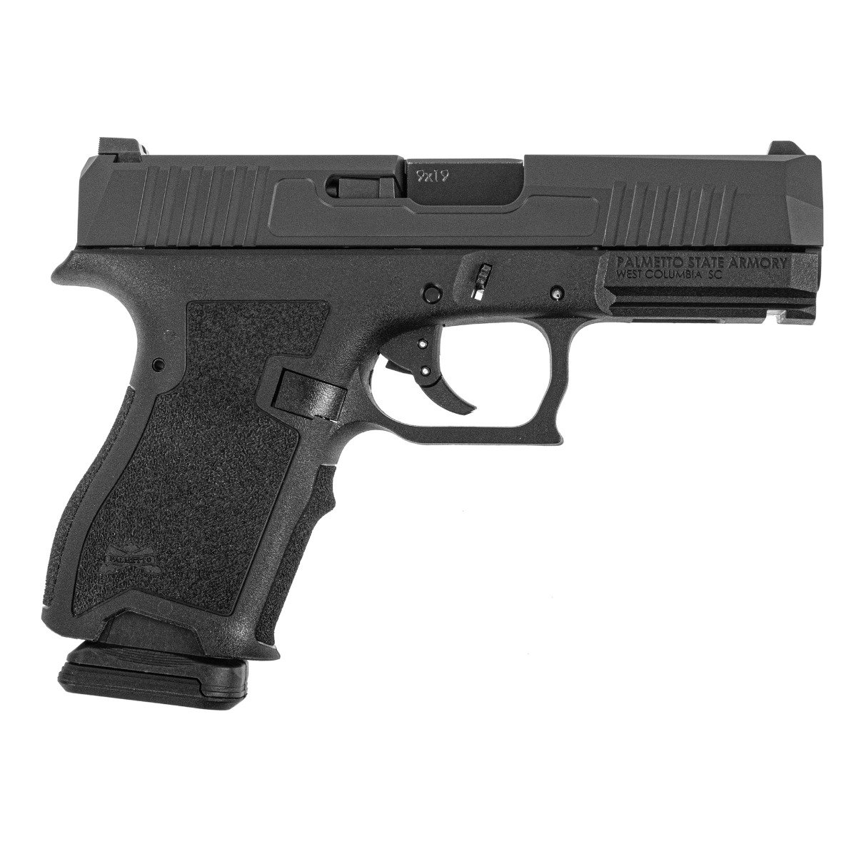 PSA Dagger Compact 9mm Pistol with Extreme Carry Cuts,  Black - Palmetto State Armory