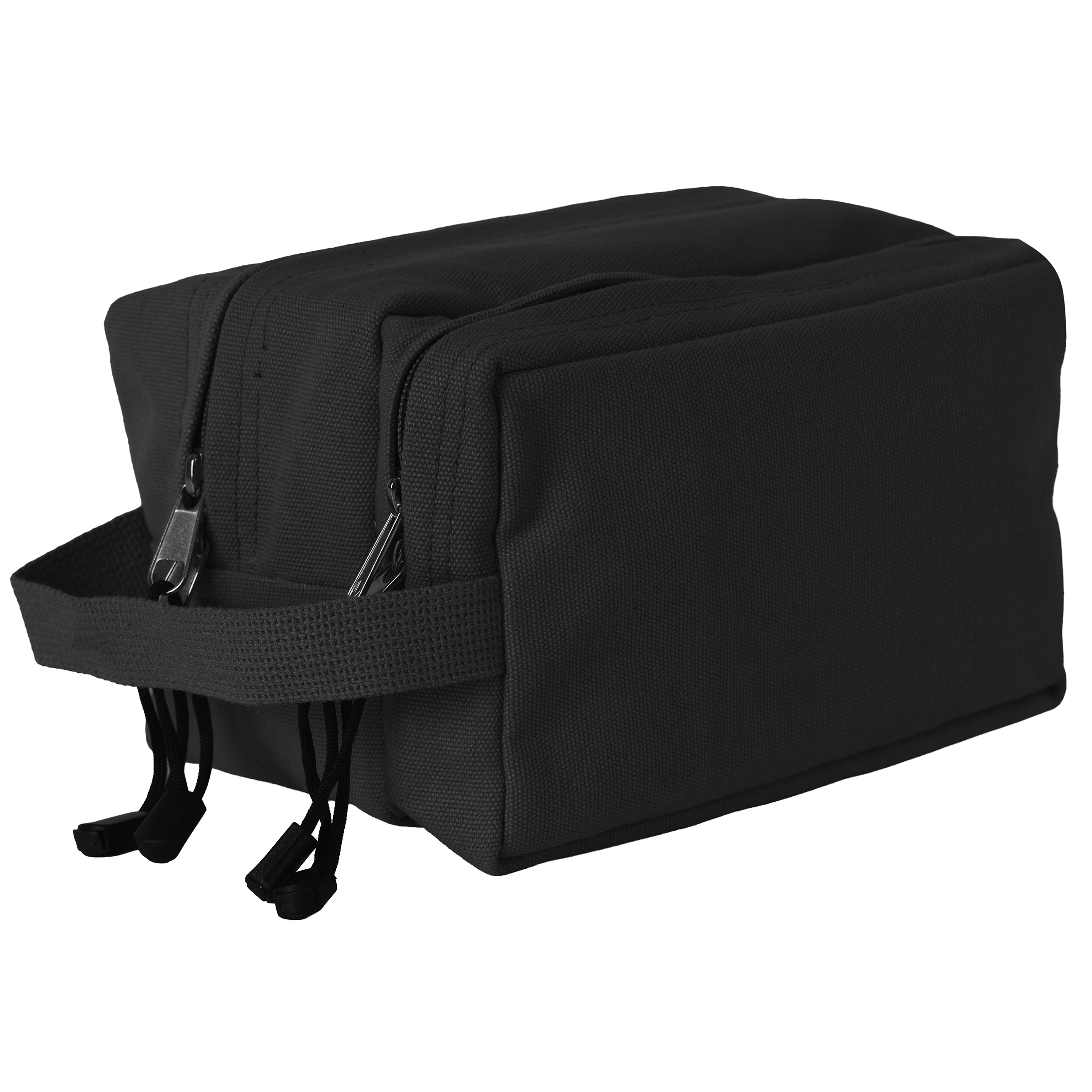 Rothco Rothco Canvas Dual Compartment Travel Kit - Black