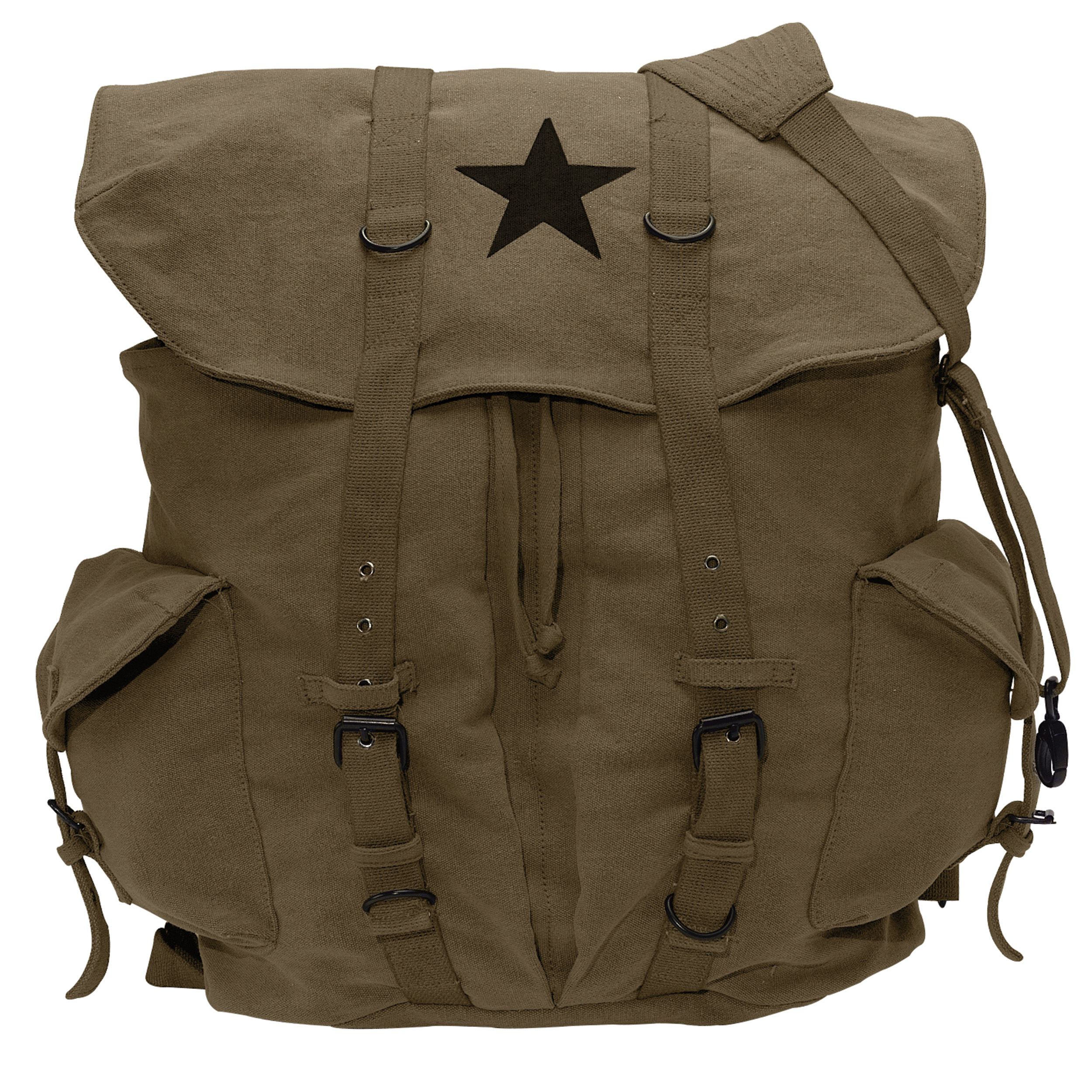 Rothco Rothco Vintage Weekender Canvas Backpack With Star