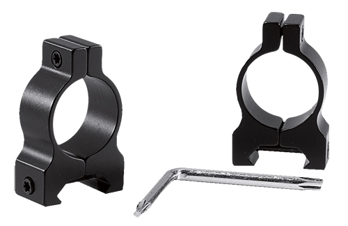 Browning AB3/A-Bolt 30mm Standard Aircraft Grade Alloy Lightweight High Strength 2-Piece Weaver Style Scope Ring, Matte Black - 12564 - Browning