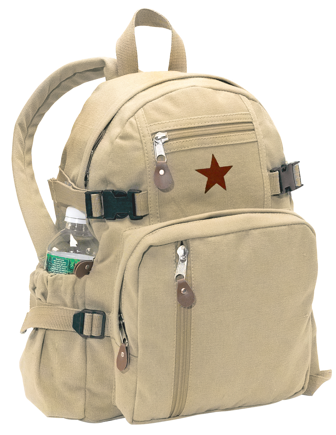 Rothco Rothco Vintage Canvas Compact Backpack - Khaki