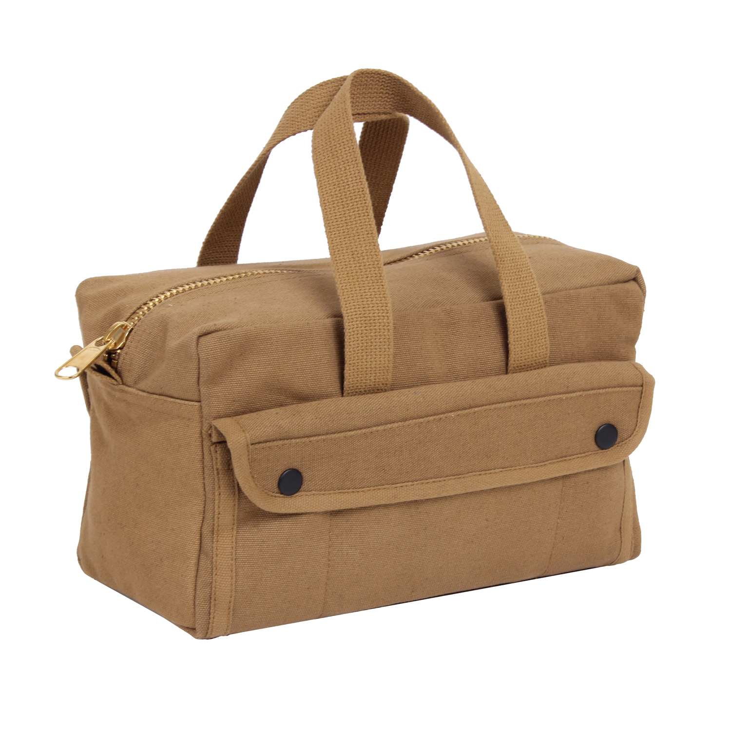 Rothco Rothco Mechanics Tool Bag With Brass Zipper - Coyote Brown