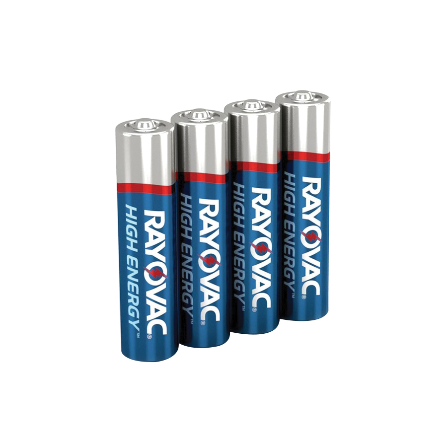 Rayovac High Energy AAA Alkaline Battery - 1.5 V/2700 mAh, Trusted Performance - 824-6F - Rayovac