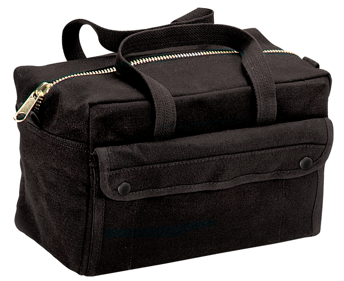Rothco Rothco Mechanics Tool Bag With Brass Zipper - Black
