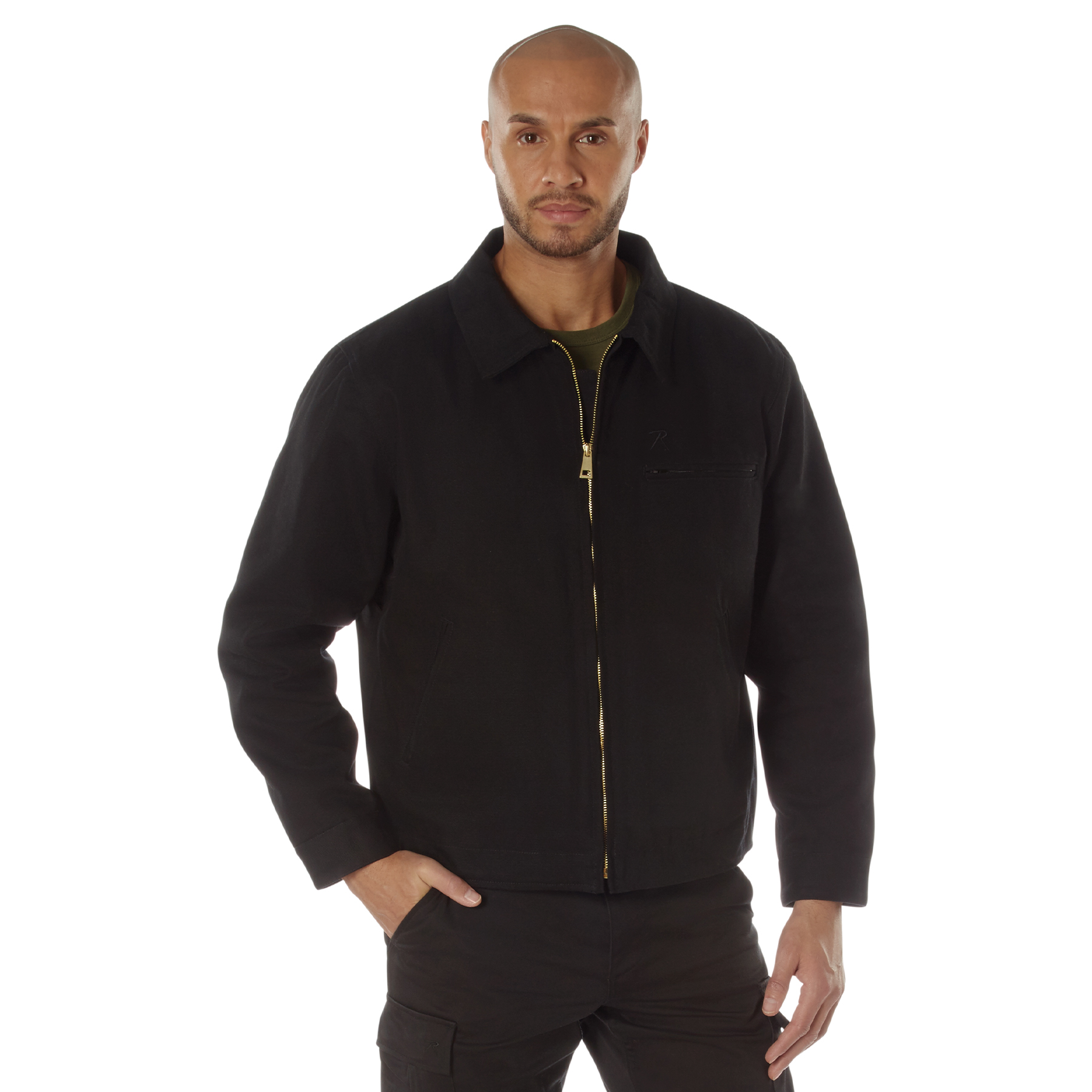 Rothco Rothco Canvas Work Jacket - Black, Large