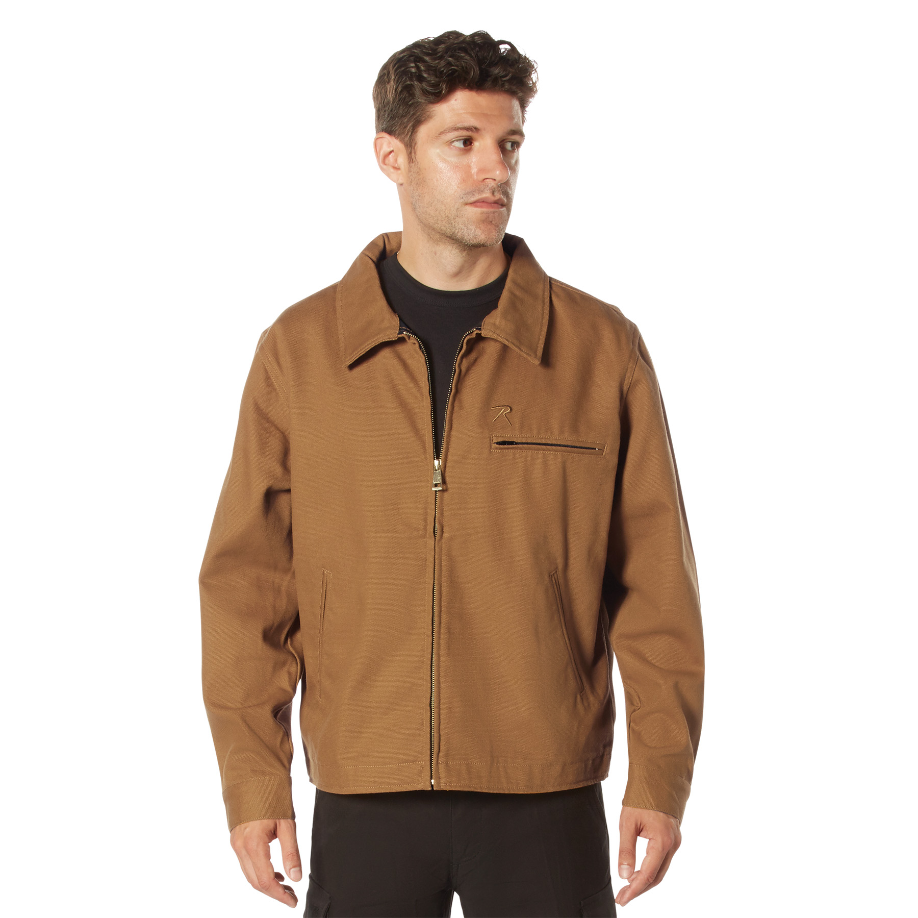 Rothco Rothco Lightweight Canvas Work Jacket - Work Brown, Medium