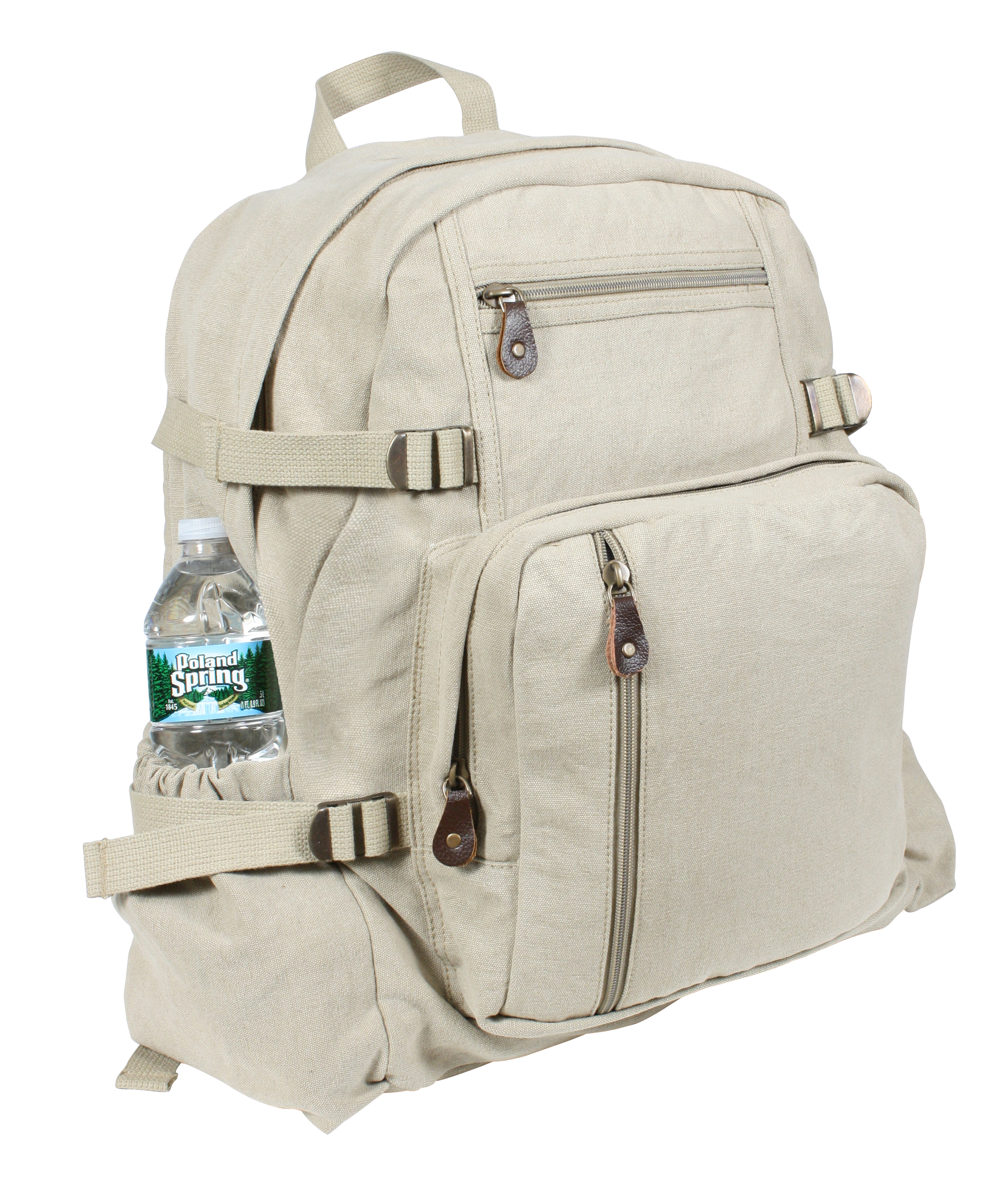 Rothco Rothco Jumbo Vintage Canvas Backpack - Khaki