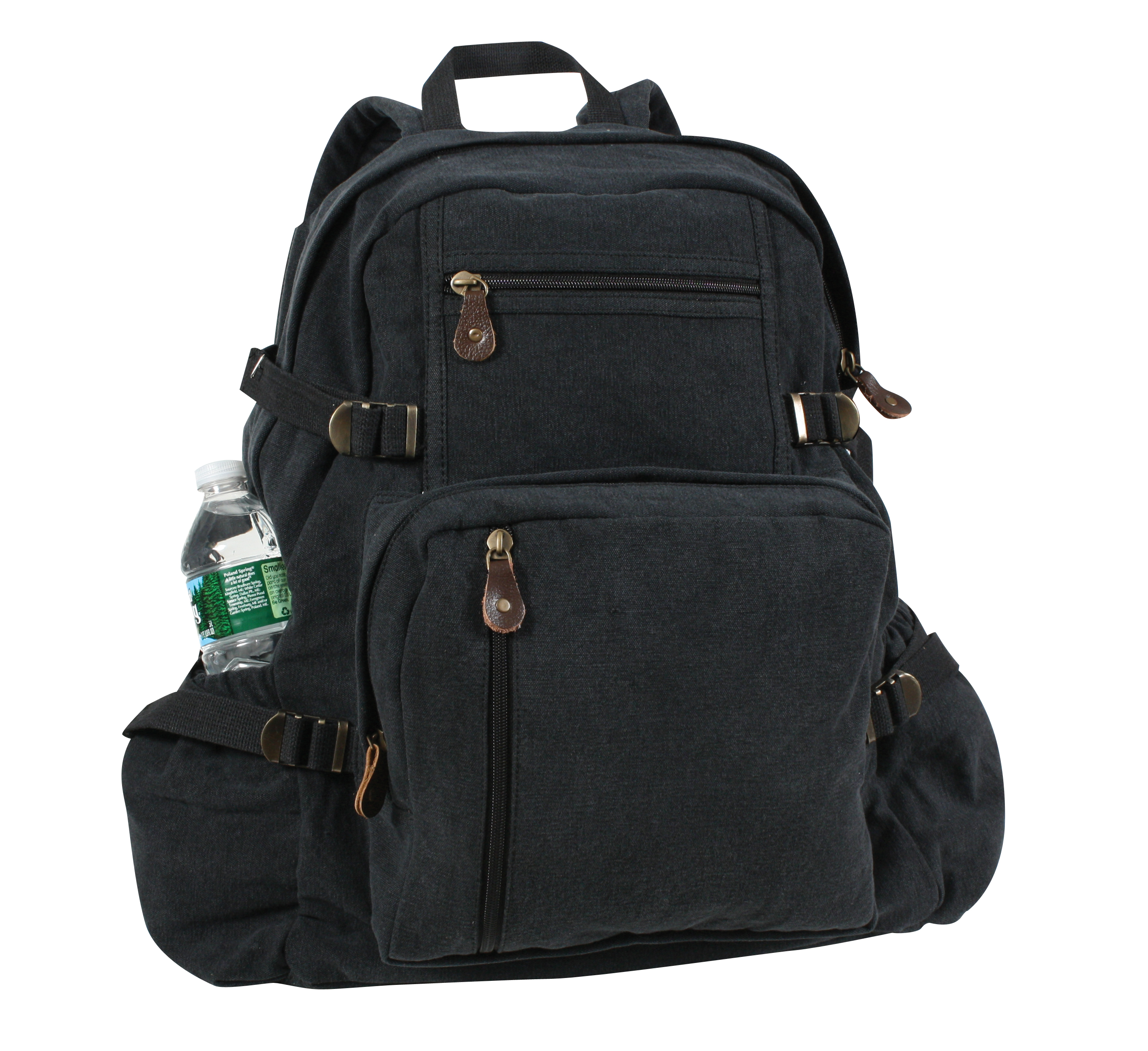 Rothco Rothco Jumbo Vintage Canvas Backpack - Black