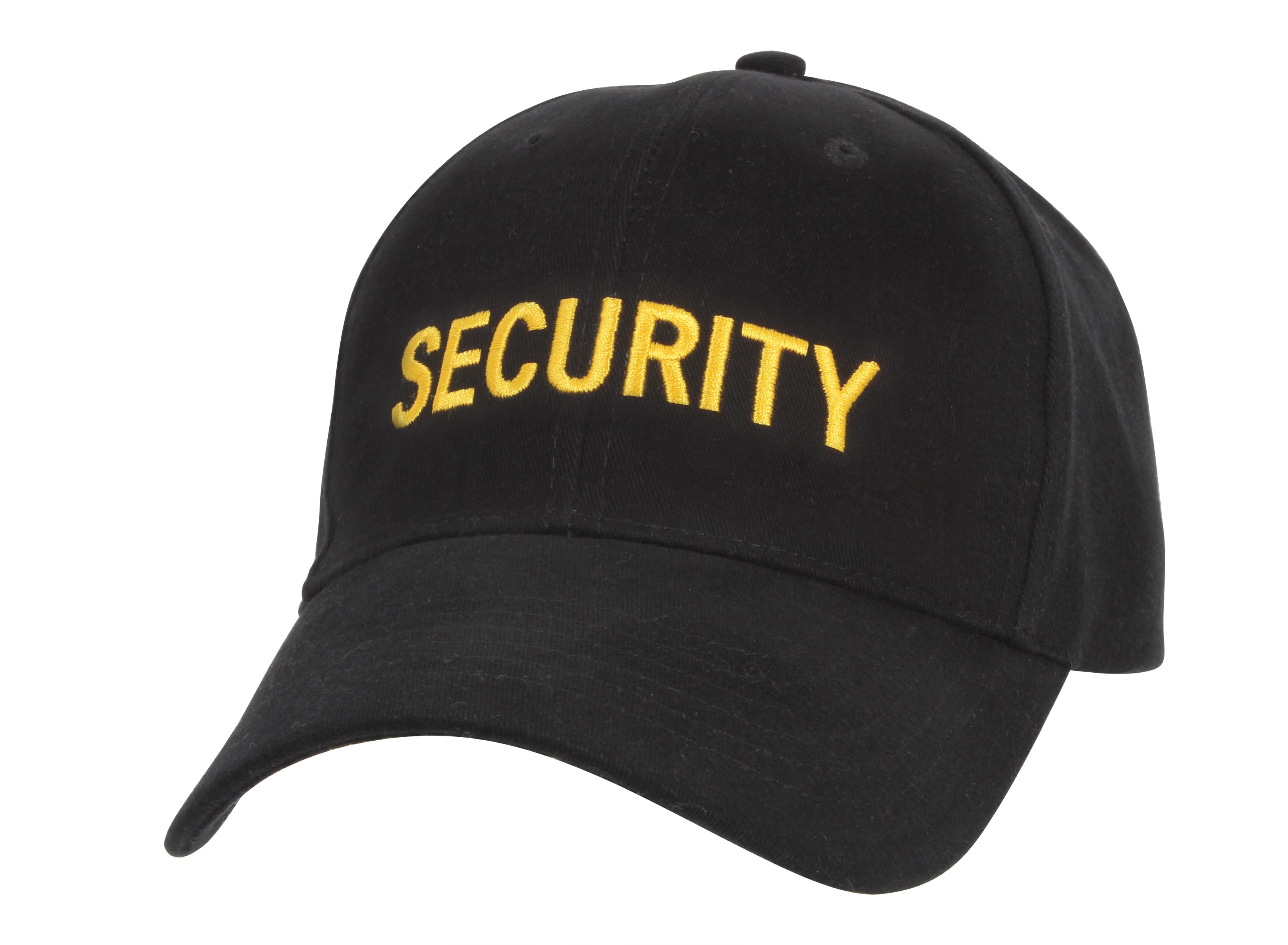 Rothco Rothco Security Supreme Low Profile Insignia Cap - Black - Gold
