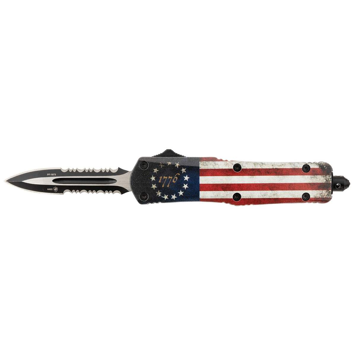 Templar Knife Premium Lightweight Betsy Ross Flag Folding/OTF Knife Dagger Betsy Ross Flag - Ideal for Tactical and Everyday Use - SBRF431
