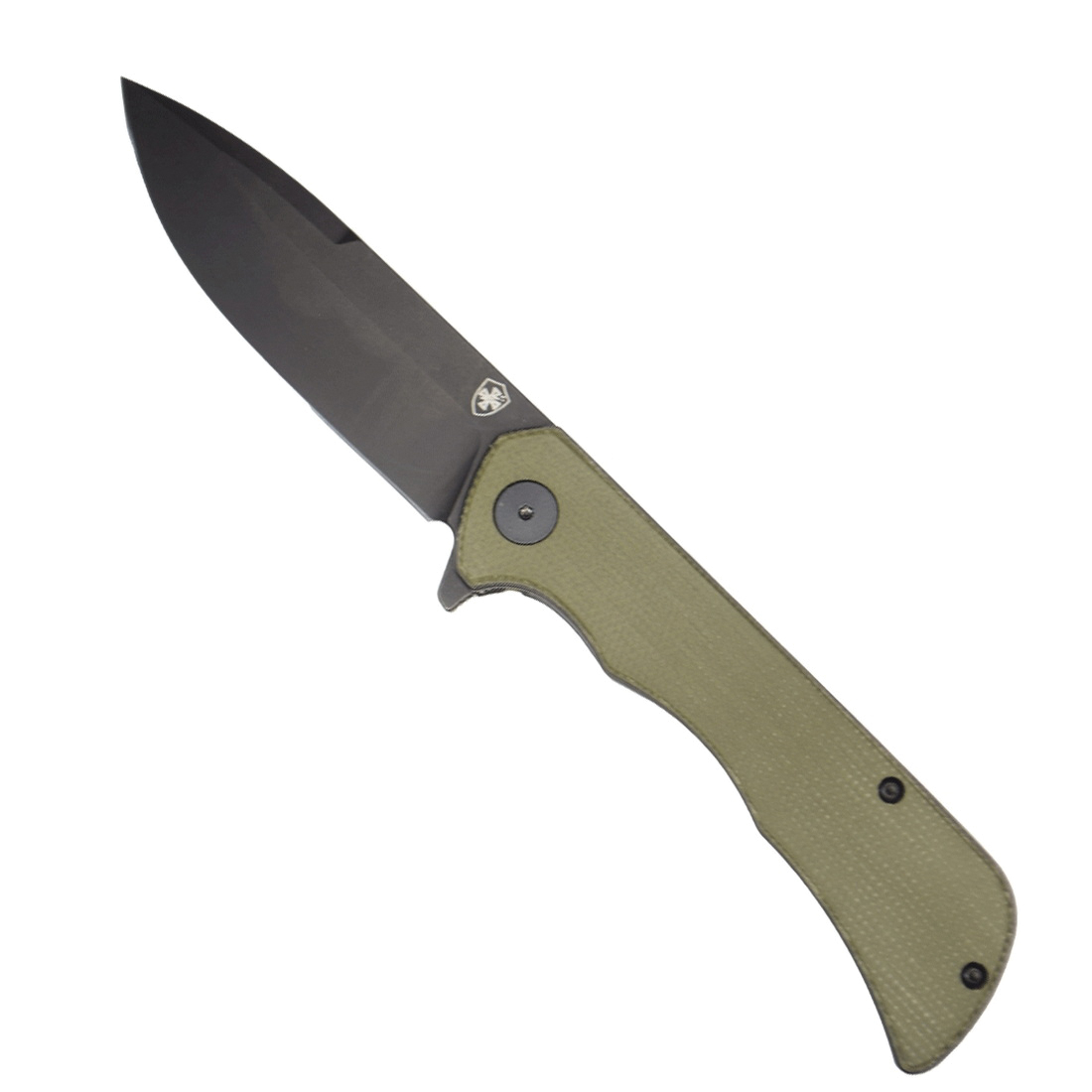 Templar Knife Paladin Linerlock Folding Knife Drop Point Green - Secure Lock, Reliable EDC Knife for Various Tasks - PFMGN321 - Templar Knife