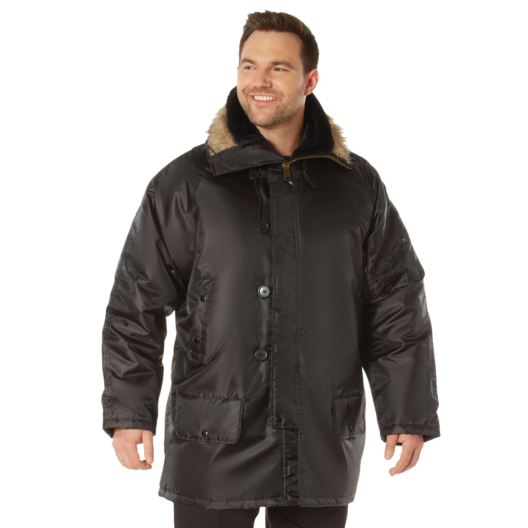 Rothco Rothco N-3B Parka - Black, X-Large
