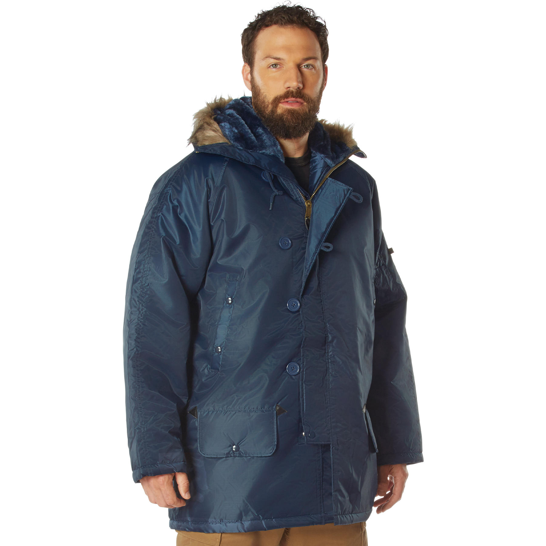 Rothco Rothco N-3B Parka - Navy Blue, Medium