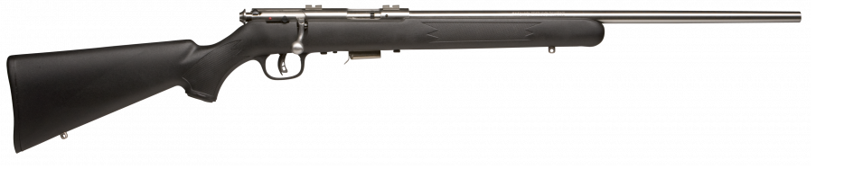 Savage 93R17 FSSNS .17 HMR Stainless Barrel Black Synthetic Stock Rifle 96712 - Savage Arms