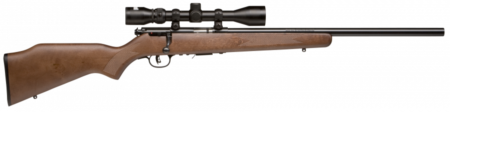 Savage 93R17 GVXP .17 HMR Blued Barrel Wood Stock Rifle w/ Scope 96222 - Savage Arms