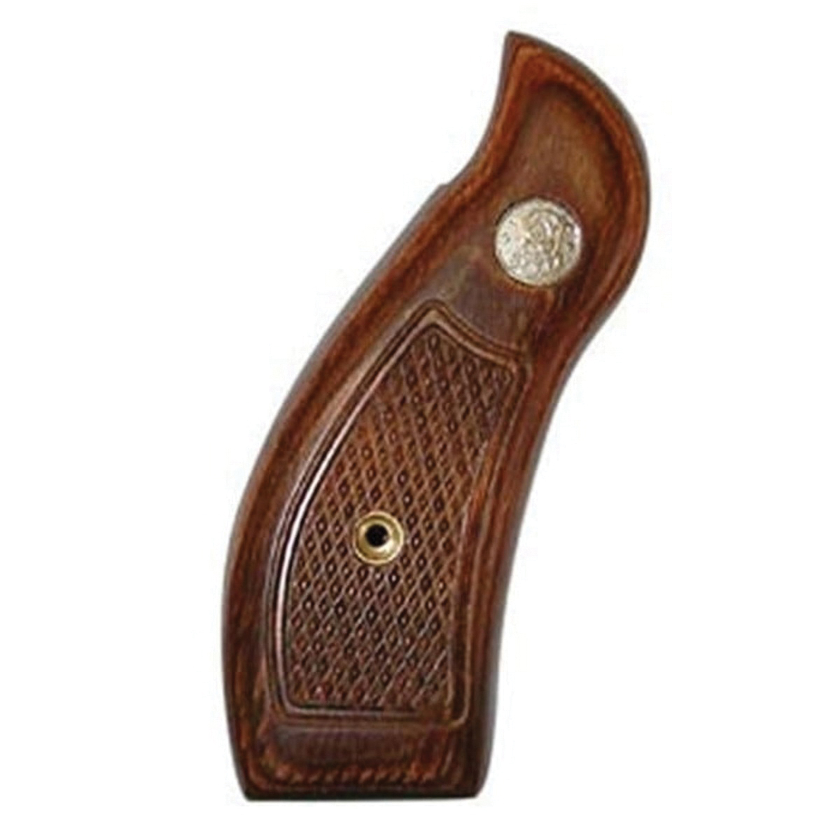 Smith & Wesson Round Service Dymondwood Grip Fits K-Frame/L-Frame, Brown - Smith & Wesson