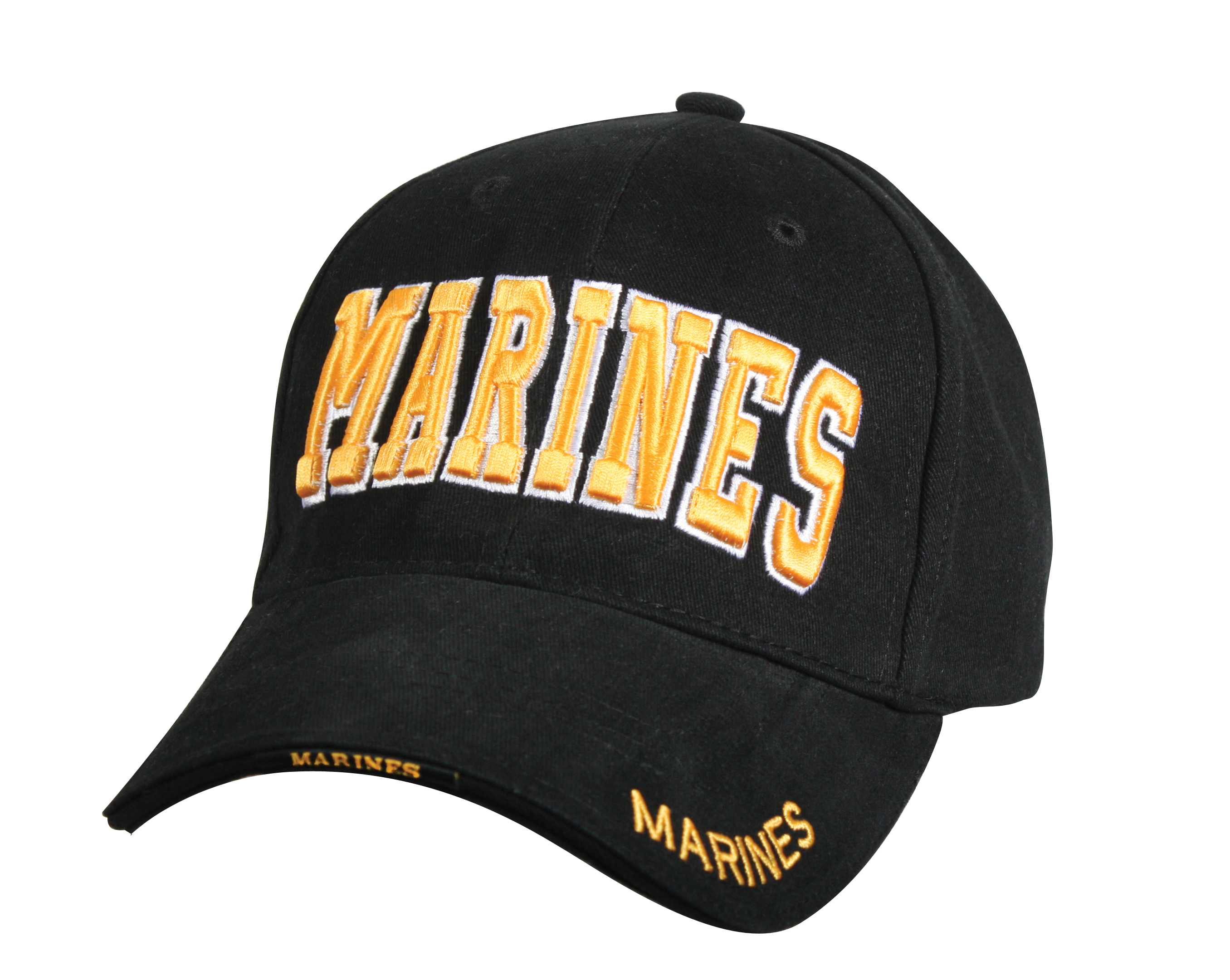 Rothco Rothco Deluxe Marines Low Profile Insignia Cap - Black