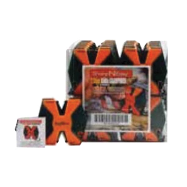 AccuSharp SharpNEasy Ceramic Stone 24-Piece 2-Step Serrated Knife Sharpener, Black/Orange - 335CD - Accusharp