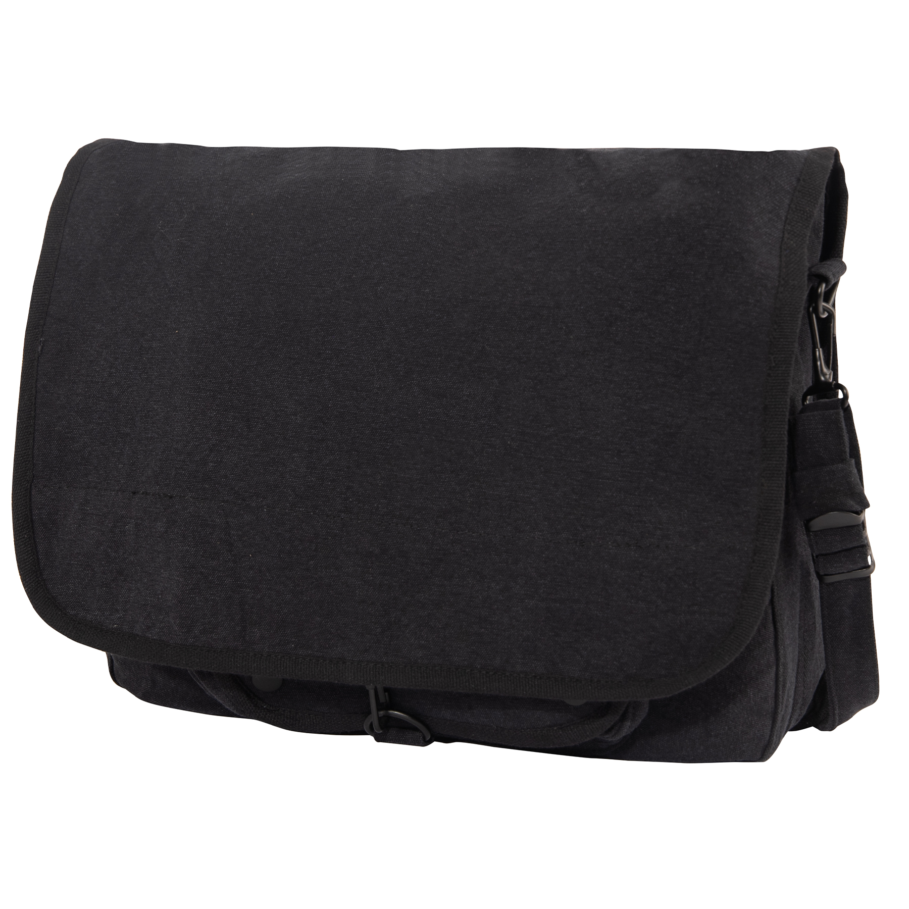 Rothco Vintage Canvas Paratrooper Bag - Black - Rothco