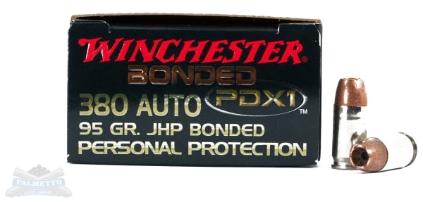 Winchester 380 Auto/ACP 95gr PDX1 Defender Ammunition 20rds - S380PDB - Winchester