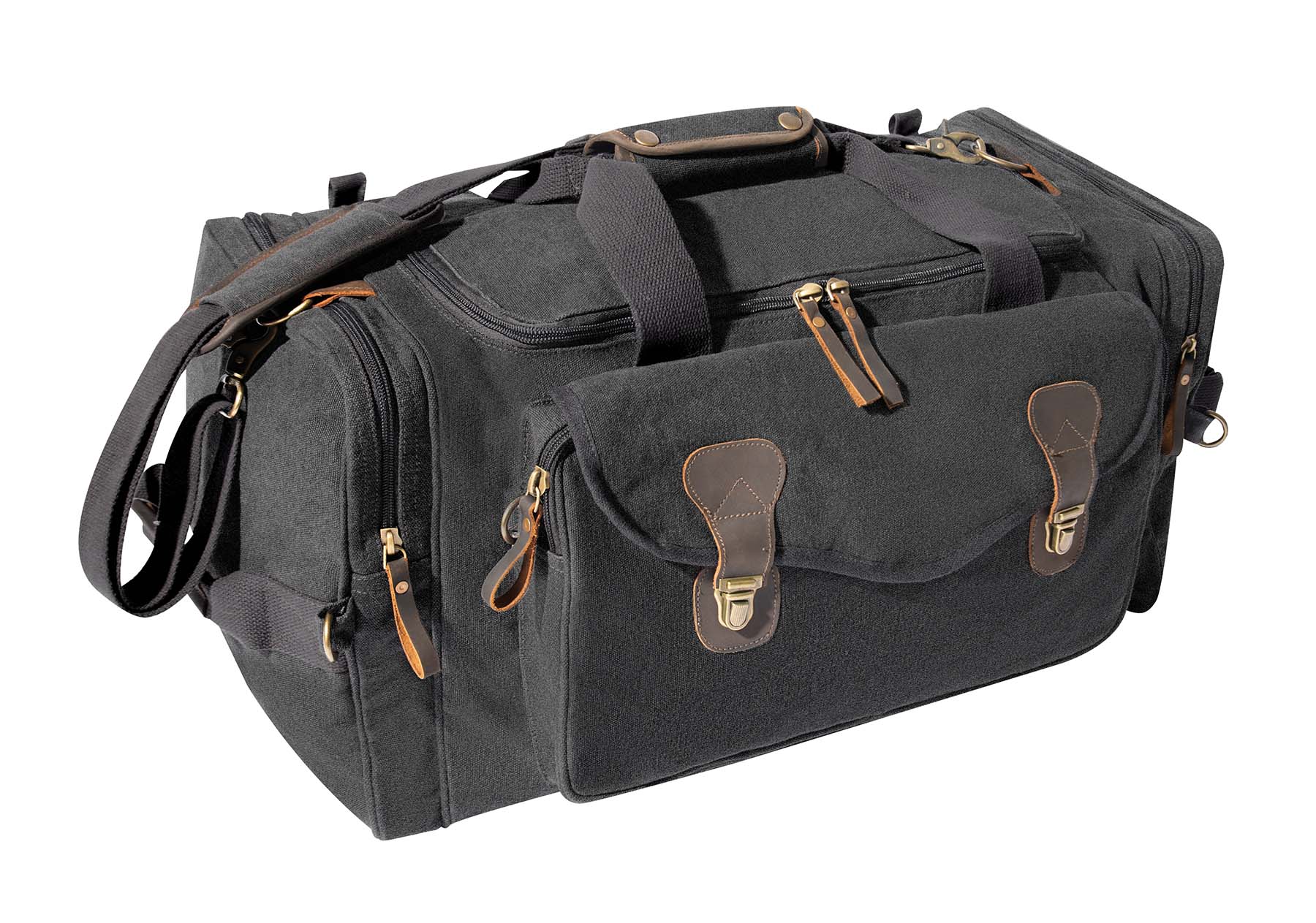 Rothco Rothco Canvas Long Weekend Bag - Charcoal Grey