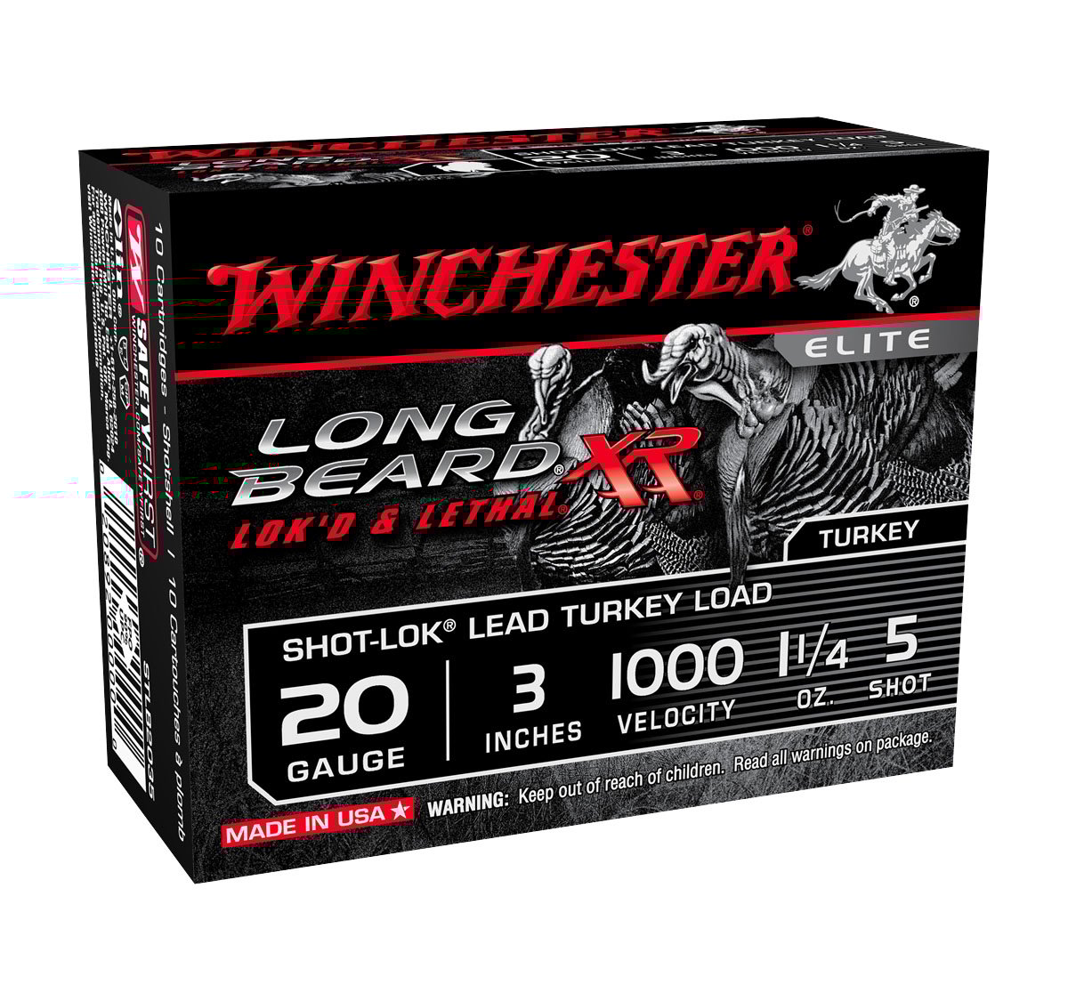 Winchester Long Beard XR 3" 20 Gauge Ammunition, 10rds - STLB2035