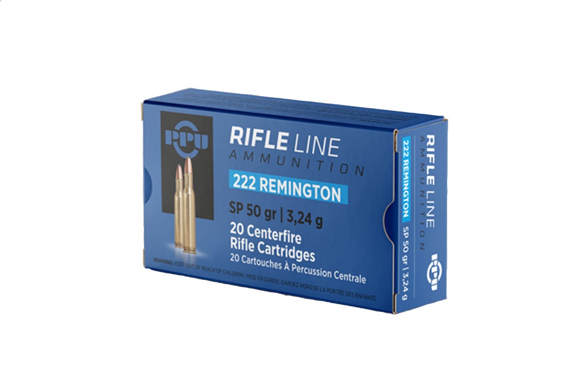 Prvi Partizan .222 Remington SP 50gr 20 Rounds Ammunition - PP2.1 - Prvi Partizan
