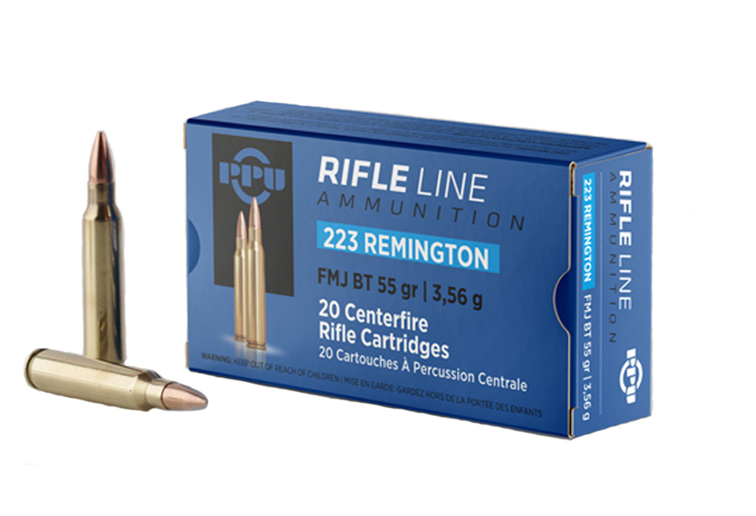 Prvi Partizan .223 Remington FMJBT 55gr 20 Rounds Ammunition - PP223F1 - Prvi Partizan