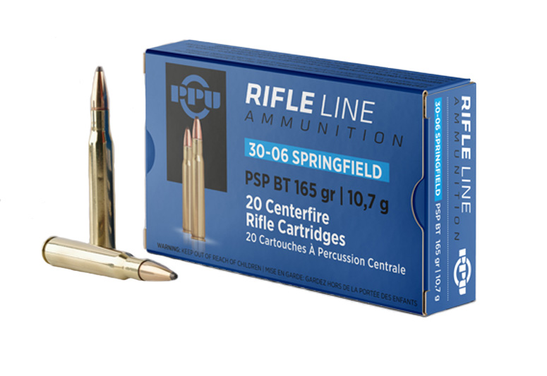Prvi Partizan .30-06 Springfield PSP BT 165gr 20 Rounds Ammunition - PP30062 - Prvi Partizan