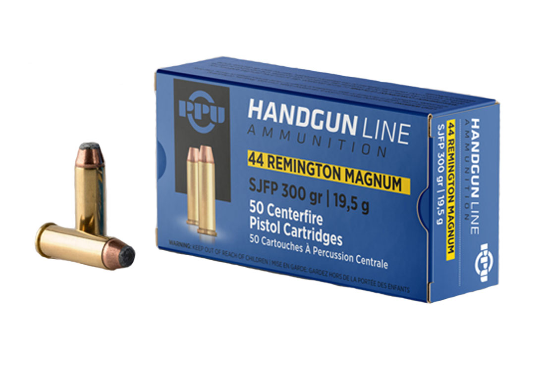 Prvi Partizan .44 Remington Magnum SJFP 300gr 50 Rounds Ammunition - PPH44MF - Prvi Partizan