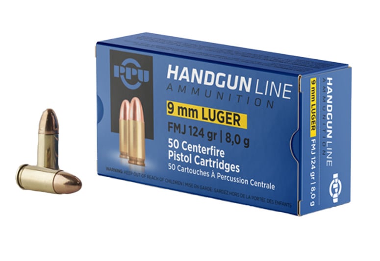 Prvi Partizan 9mm Ammo 124 Grain FMJ 50rds - PPH9F2 - Prvi Partizan