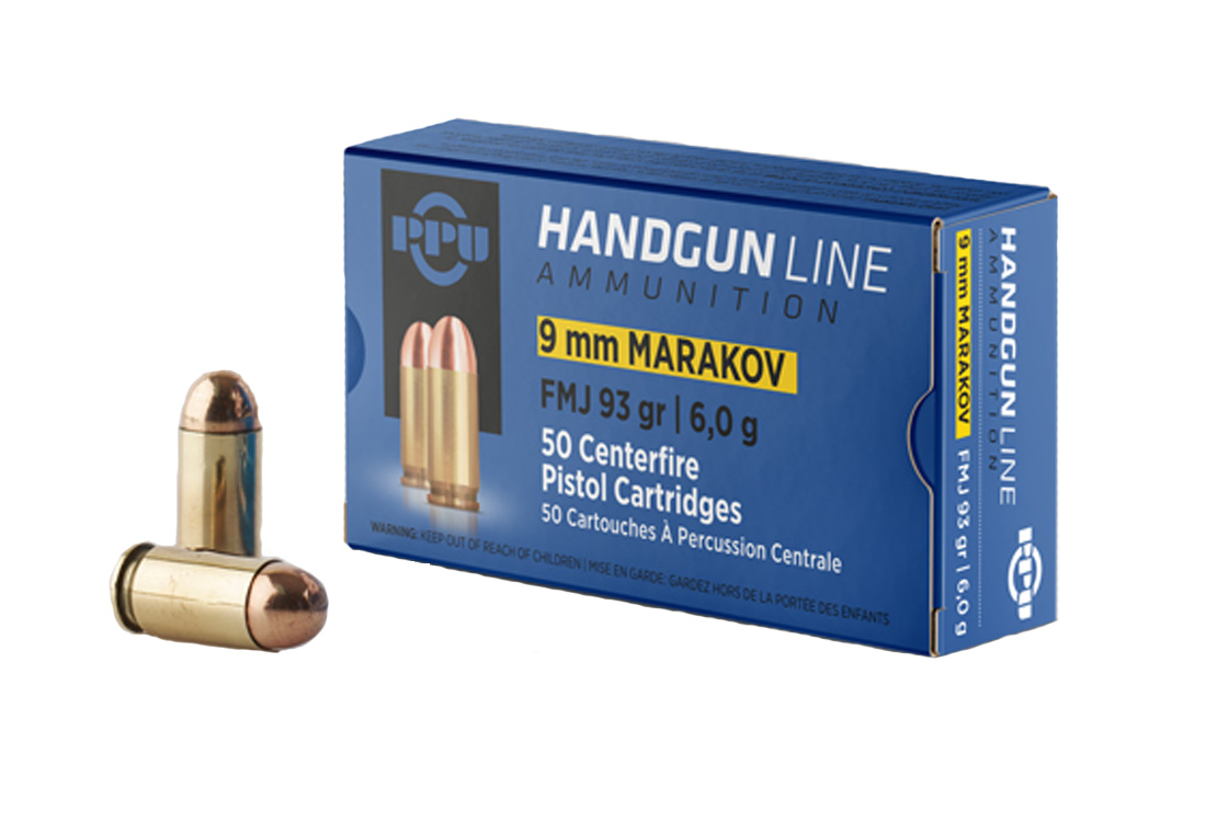 Prvi Partizan 9x18 Makarov FMJ 93gr 50 Rounds Ammunition - PPH9MF - Prvi Partizan