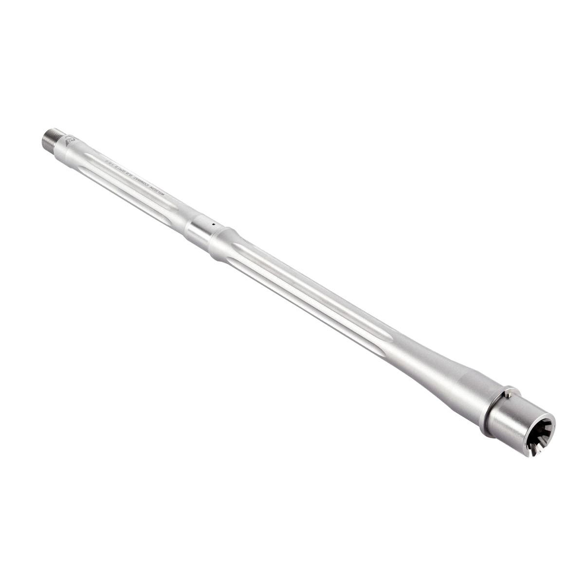 Wilson Combat Mid-Length Button Rifling Fluted Recon Tactical Barrel 6.8 SPC 16", Stainless - Wilson Combat