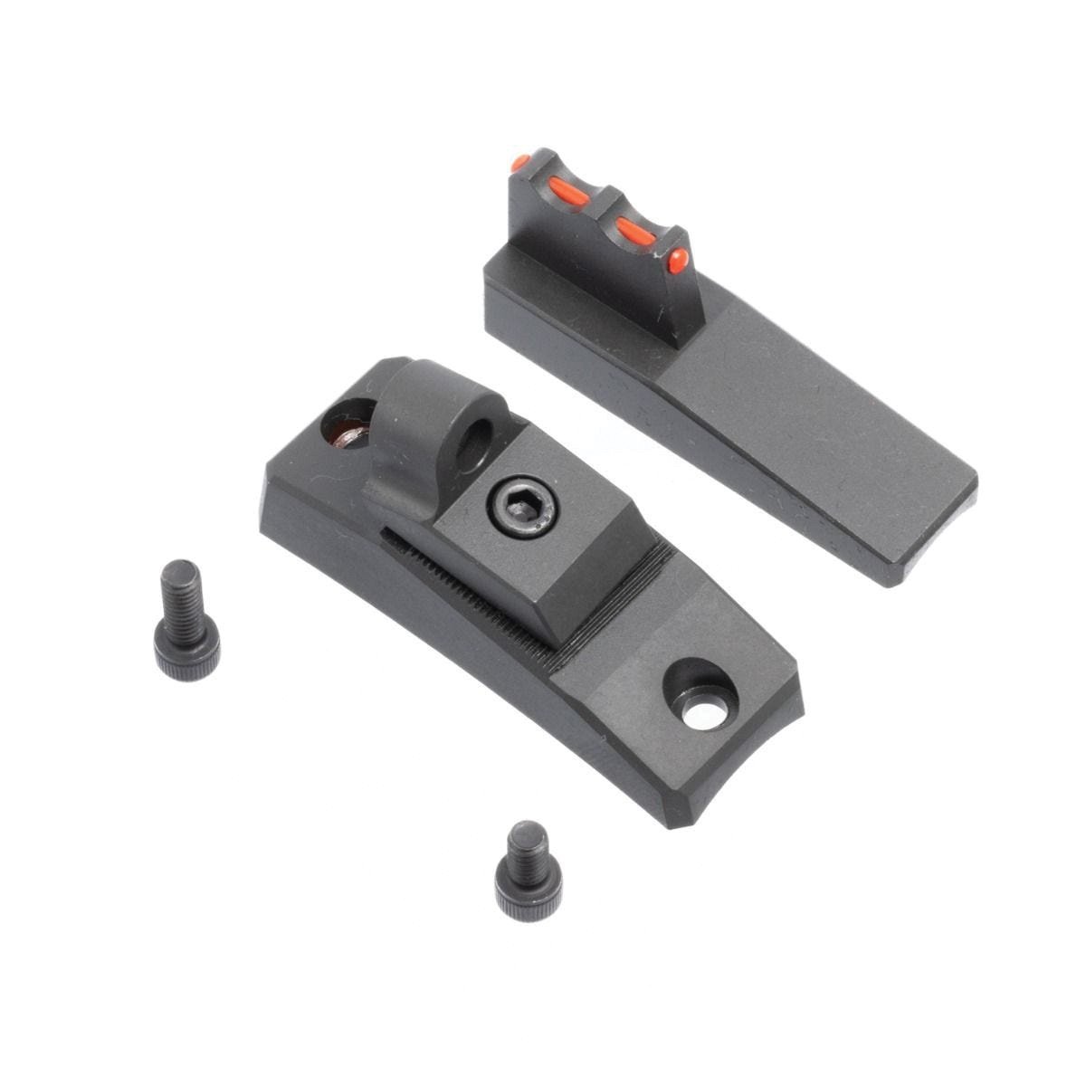 Wilson Combat Trak-Lock II Ghost Ring Sight Set Front/Rear, Red - Wilson Combat