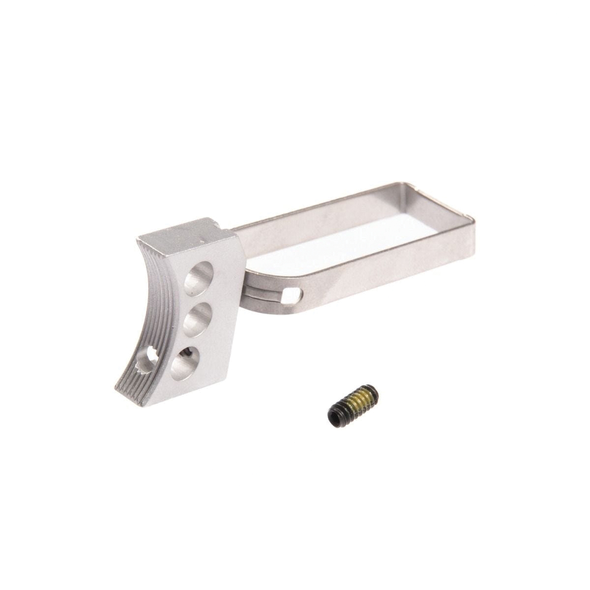 Wilson Combat 3-Hole Long Pad Competition Match Trigger Drop-In, Stainless Steel - Wilson Combat