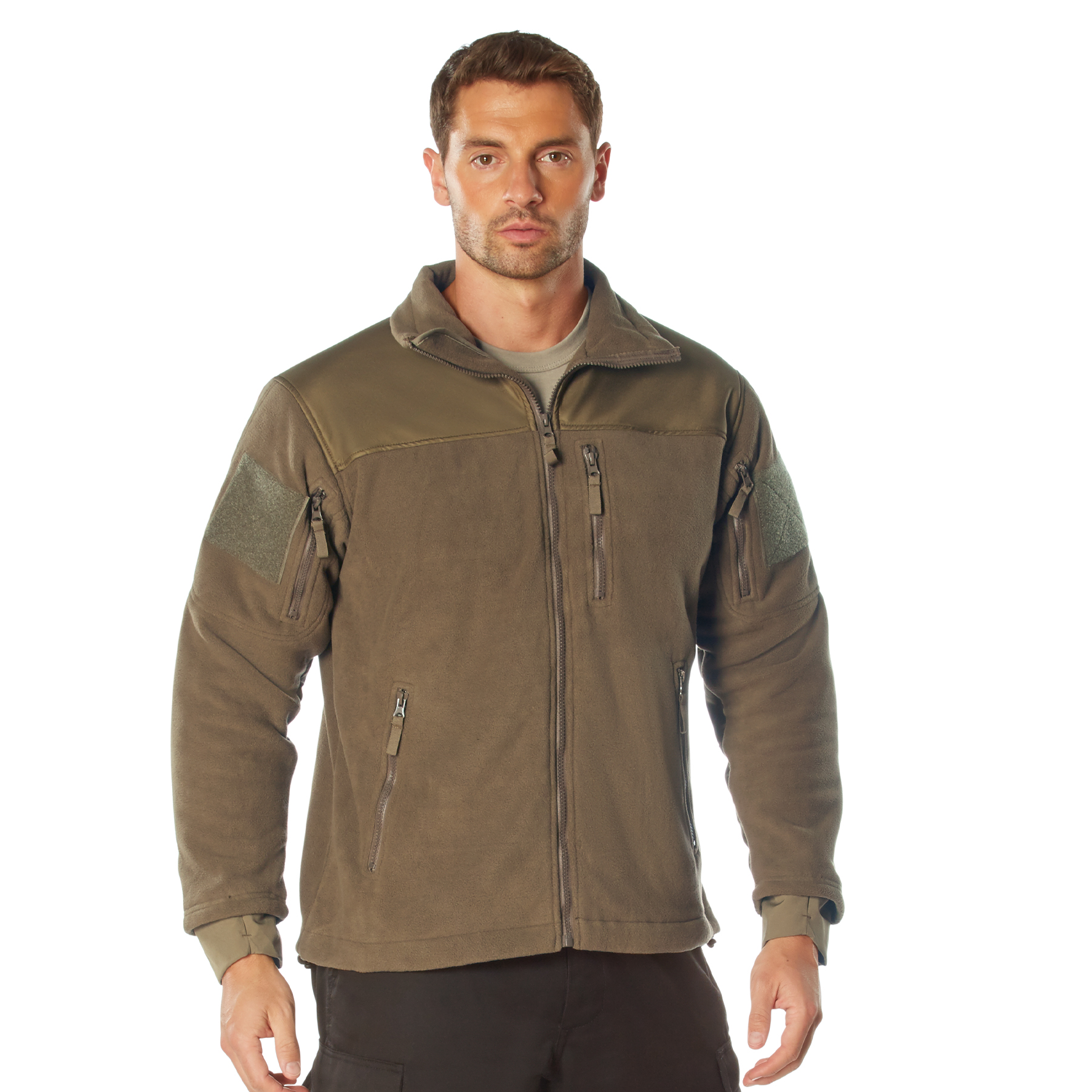 Rothco Rothco Spec Ops Tactical Fleece Jacket - Coyote Brown, Medium