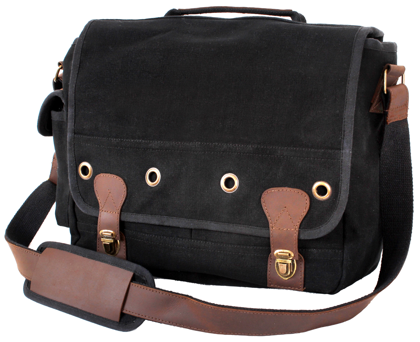 Rothco Rothco Canvas Trailblazer Laptop Bag - Black