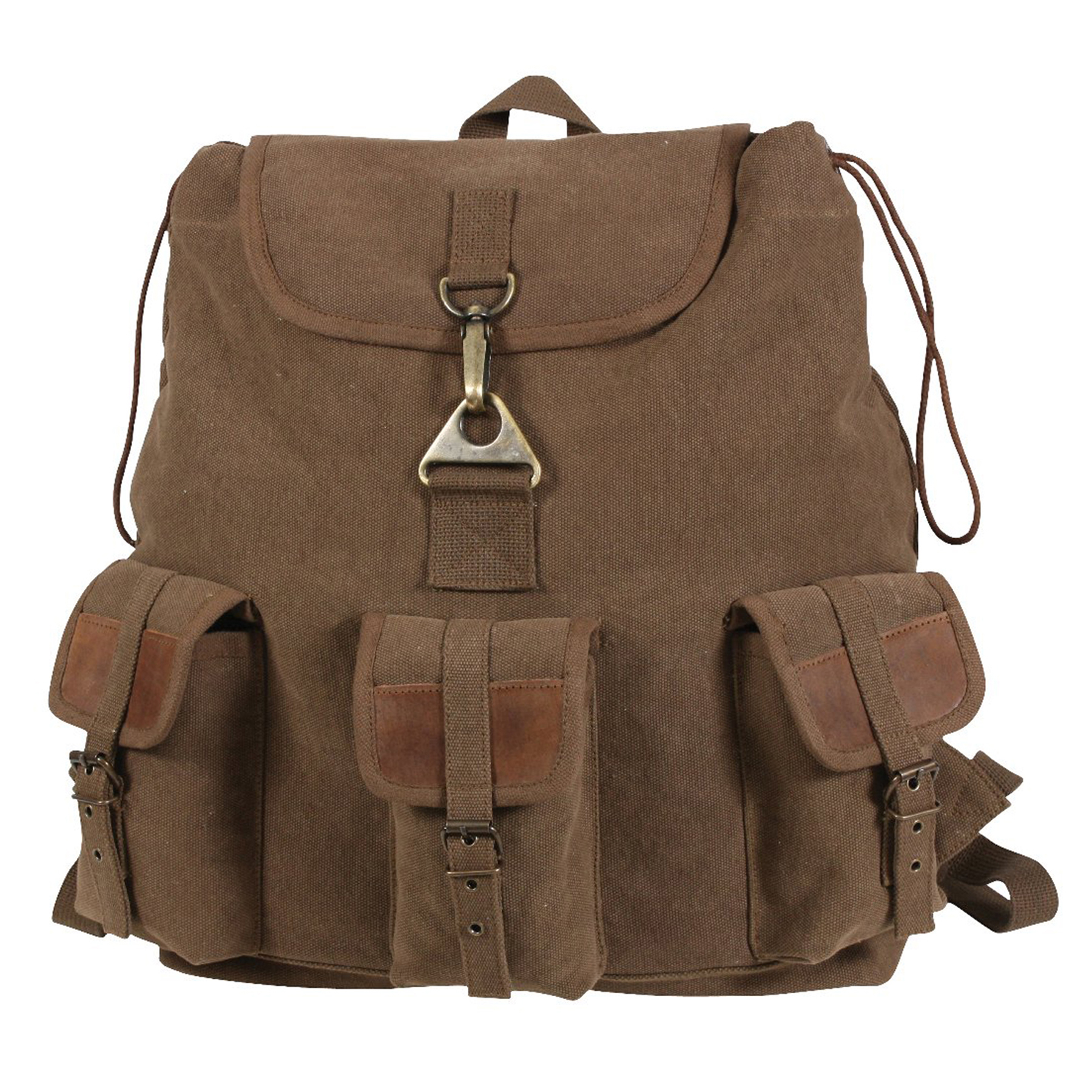 Rothco Rothco Vintage Canvas Wayfarer Backpack With Leather Accents