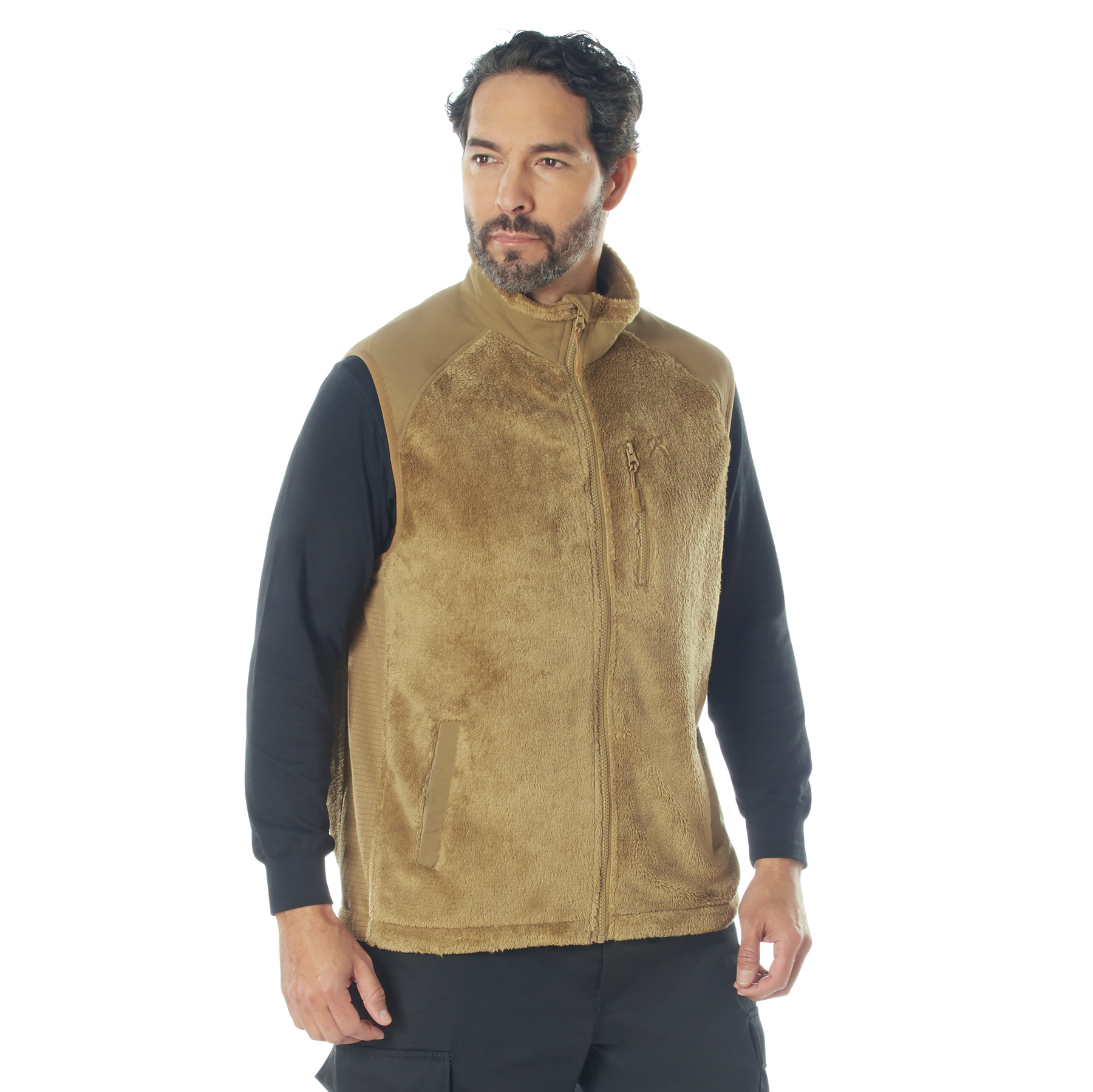 Rothco Rothco E.C.W.C.S. Fleece Vest - Coyote Brown, Medium