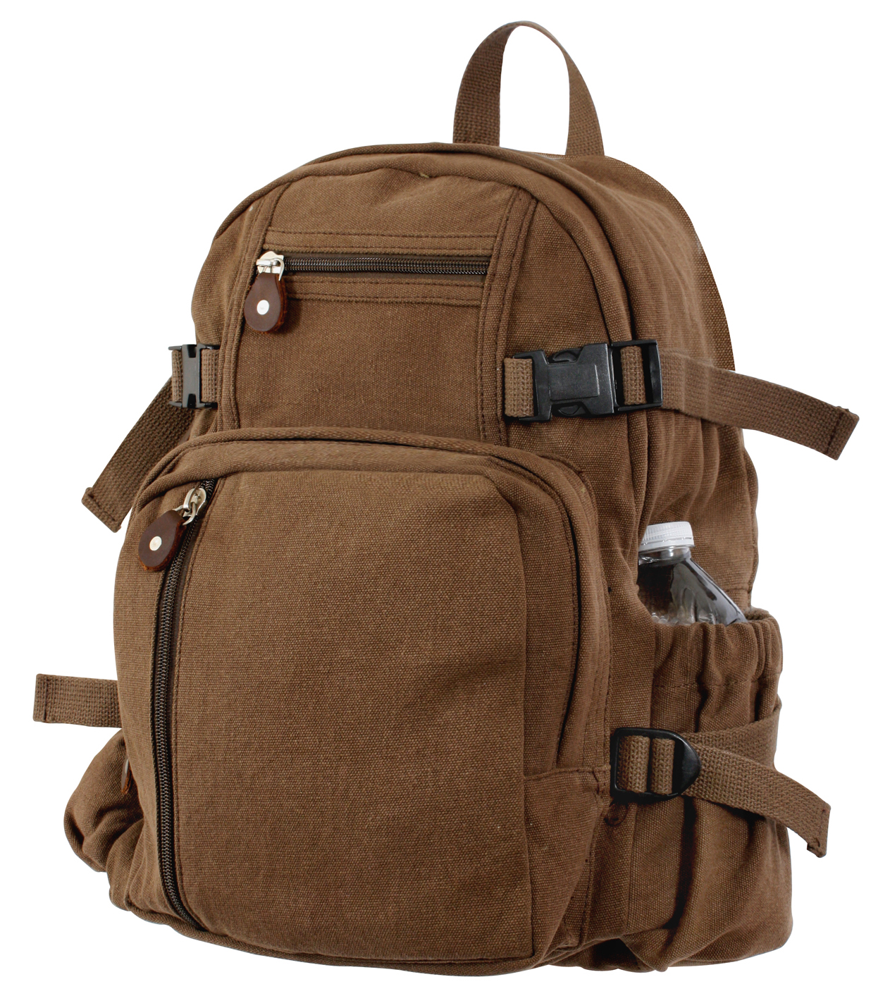 Rothco Rothco Vintage Canvas Compact Backpack - Brown