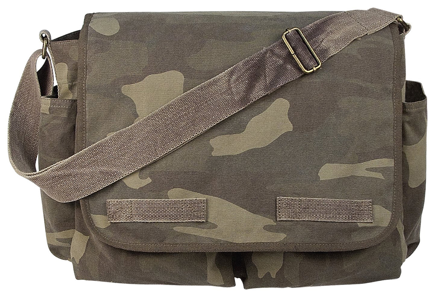 Rothco Classic Canvas Messenger Bag - Woodland Camo - Rothco