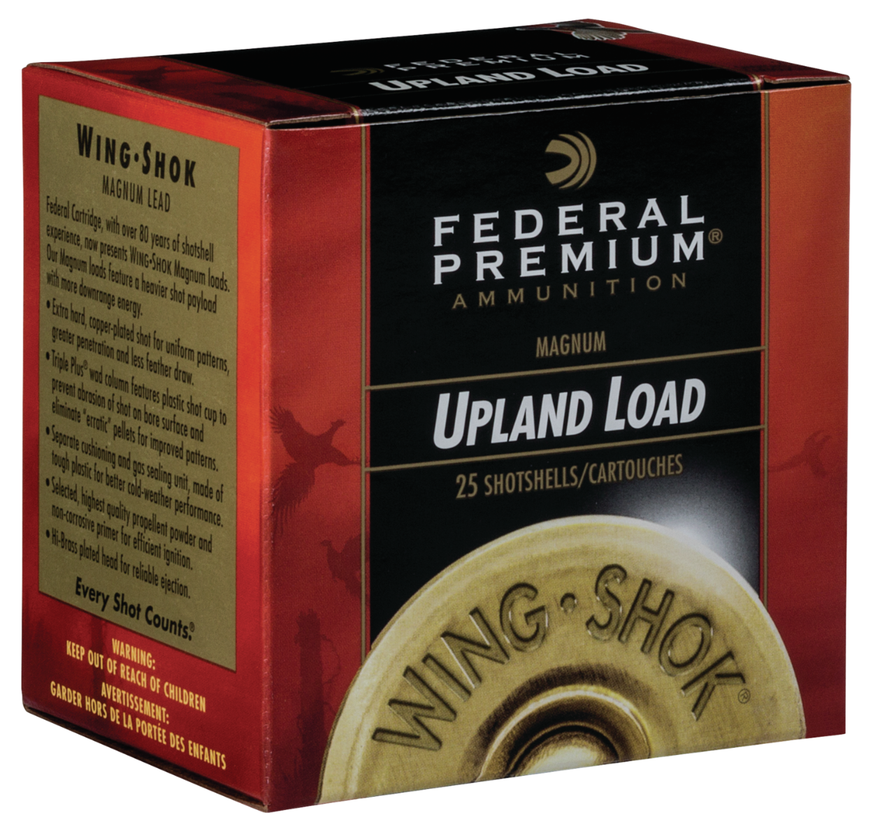 Federal Premium Wing-Shok 2.75" 1-1/8oz #6 16 Gauge Ammunition, 25rds - PF1636