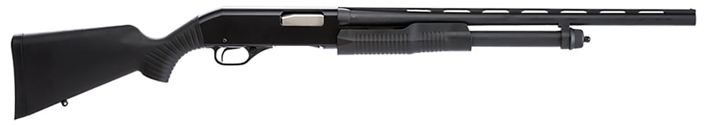 Savage Arms Stevens 320 Field Grade Compact 20 Gauge Pump-Action Shotgun, Matte Black - 22437 - Savage Arms