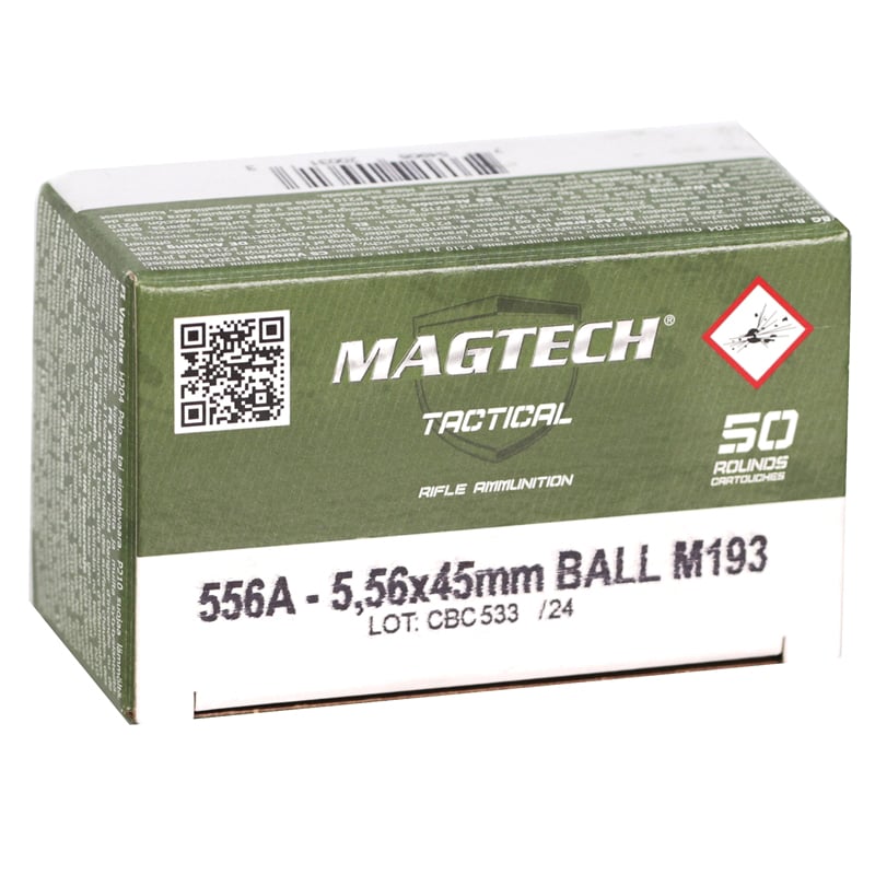 Magtech 5.56x45mm 55 gr FMJ 50rds - Magtech