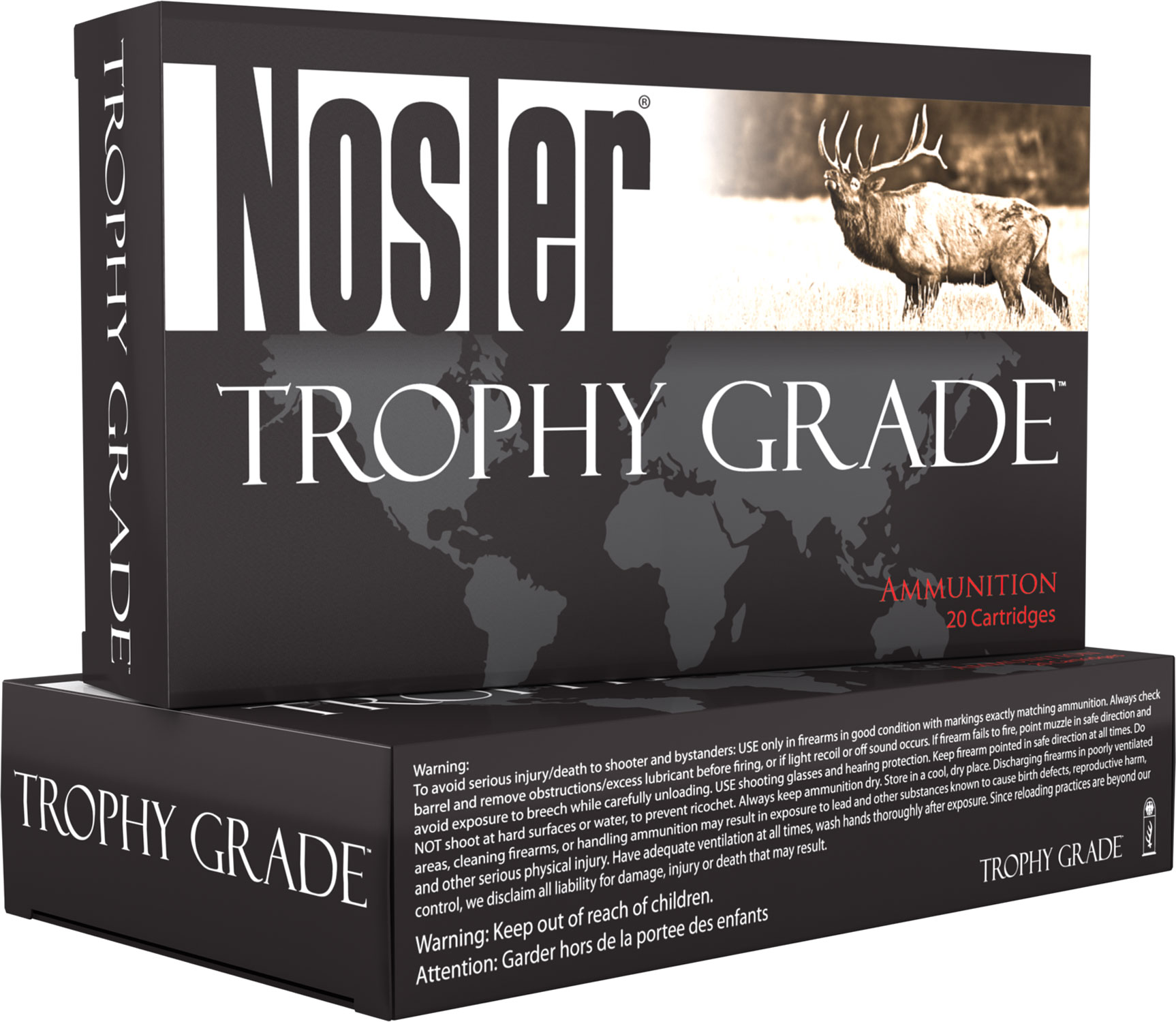 Nosler Trophy Grade 28 Nosler 175 grain AccuBond Long Range Rifle Ammo, 20/Box - 60155