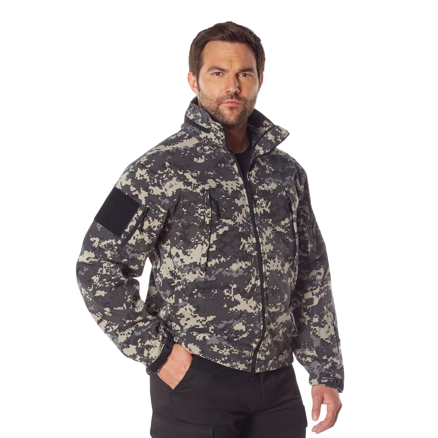 Rothco Rothco Special Ops Soft Shell Jacket - Subdued Urban Digital Camo, Large